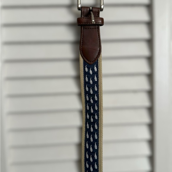 Men's whale 🐳 Tan and Brown Belt - Picture 8 of 8